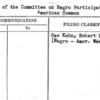 Budget of the Committee on Negro Participation - American Common