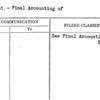 Budget - Final Accounting of