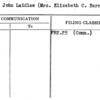 Buel, John Laidlaw (Mrs. Elizabeth C. Barney)