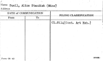 Buell, Alice Standish (Miss)