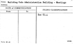 Building Code Administration Building - Meetings