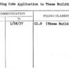 Building Code Application to Theme Building
