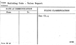 Building Code - Sales Report