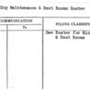 Building Maintenance & Rest Rooms Roster