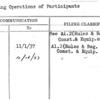 Building Operations of Participants