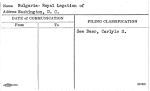 Bulgaria- Royal Legation of