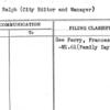 Bull, Ralph (City Editor and Manager)