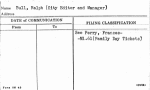 Bull, Ralph (City Editor and Manager)