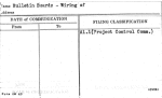 Bulletin Boards - Wiring of