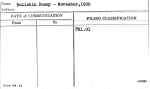 Bullet in Dummy - November, 1936