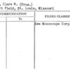 Bunch, Clare W. (Pres.)