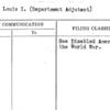 Bunis, Louis I. (Department Adjutant)