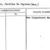 Burger, Caroline De Peyster (Mrs.)