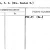 Burhoe, B.D. (Mrs. Beulah W.)