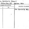 Burke, Orville B. (Pres.)