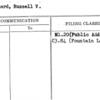 Burkhard, Russell V.