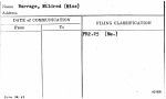 Burrage, Mildred (Miss)