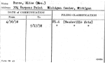 Burse, Alice (Mrs.)