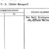 Burt, F.E. (Sales Manager)