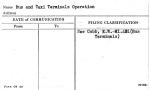 Bus and Taxi Terminals Operation