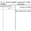 Bush, R.A. (Sales Agent) Internat'l Time Recording Division