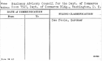 Business Advisory Council for the Dept. of Commerce