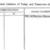 Business Leaders of Today and Tomorrow--Dinner 6/5/39
