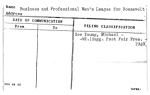 Business and Professional Men's League for Roosevelt