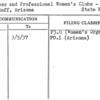 Business and Professional Women's Clubs - Arizona State Federation