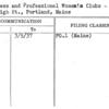 Business and Professional Women's Clubs - Maine Federation