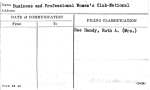 Business and Professional Women's Club-National