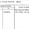 Byard, Dorothy Randolph (Miss)