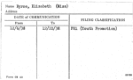 Byrne, Elizabeth (Miss)