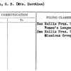 Cabeen, G.B. (Mrs. Dorothea)