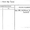 Cachet - First Day Issue