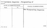 Cafeteria Draperies - Fireproofing of