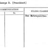 Cain, George B. (President)