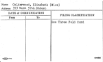 Calderwood, Elizabeth (Miss)