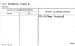 Caldwell, Frank B.