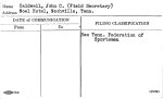 Caldwell, John C. (Field Secretary)