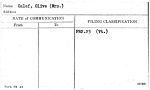 Calef, Olive (Mrs.)