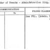 Calendar of Events - Administration Bldg.