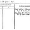 Calendar of Special Days