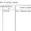 Calendar of Special Events