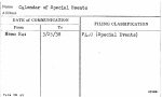 Calendar of Special Events