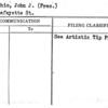 Calichio, John J. (Pres.)