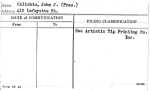 Calichio, John J. (Pres.)