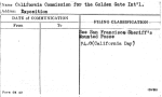California Commission for the Golden Gate Int'l. Exposition