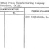 California Press Manufacturing Company