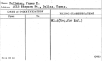 Callahan, James H.